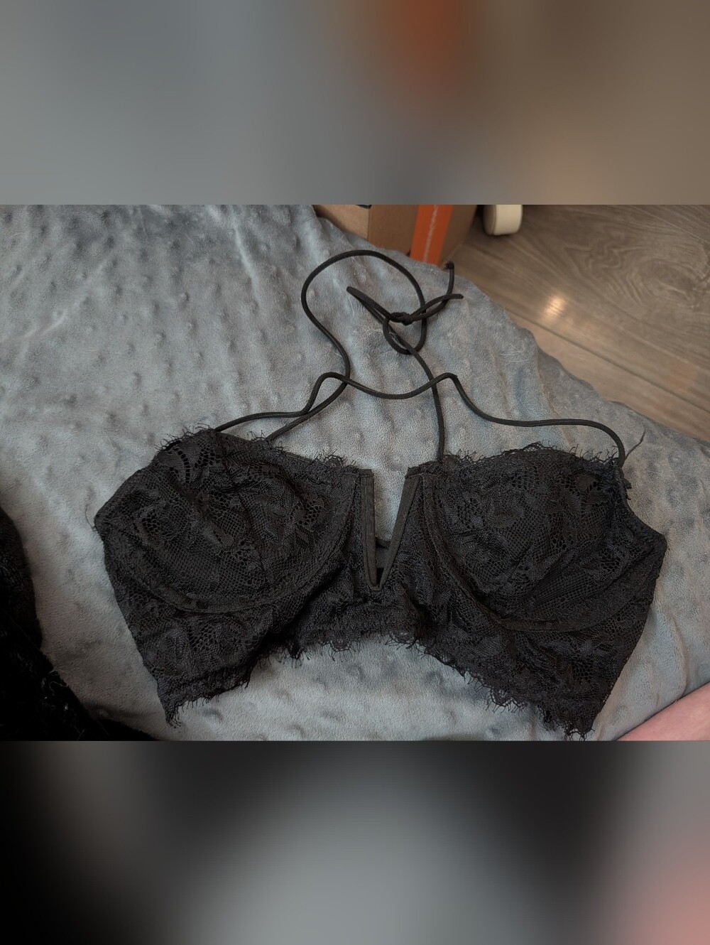Black Super Sexy Backless Bra Top? Size Xs Perfect Condition